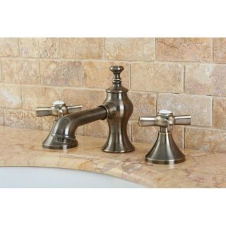 French Country Widespread Vintage Brass Bathroom Faucet