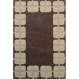 Hand tufted Box Flooring Wool Rug (8 x 11) Today $299.99 Sale $269