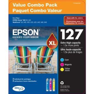 Epson DuraBrite 127XL Ink Cartridges   Color Multi pack