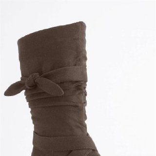 Comfortview Heather Wide Calf Scrunch Boot