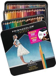 with Instructional DVD, 132 Colored Pencils (1795197)
