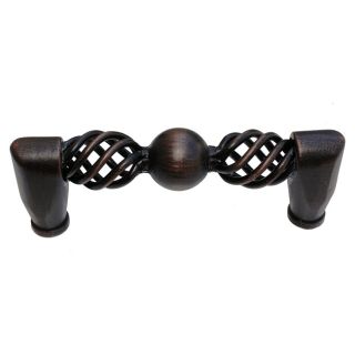 GlideRite 3.75 inch Oil Rubbed Bronze Birdcage Cabinet Pulls (Pack of