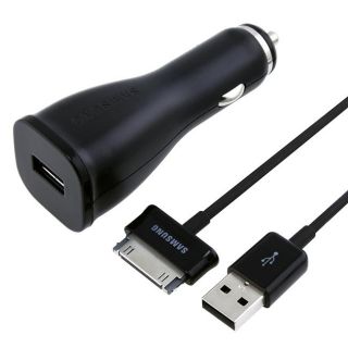 Samsung Galaxy Tab USB 30 pin Car Adapter with Cable