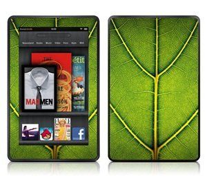 COSMOS ® 135 Green Leaf pattern Skin Decal for Kindle