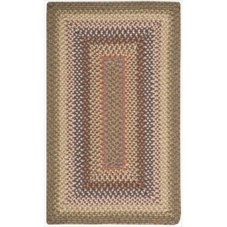 Hand woven Craftworks Braided Autumn Multi Color Rug (5 x 7) Today