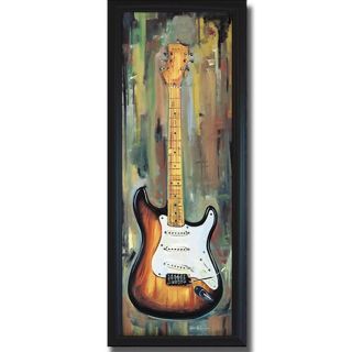 Jill Barton Electric Guitar III Framed Canvas Art