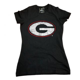 Campus Couture Womens Georgia Bulldogs Krista T shirt