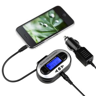 Universal Black All channel FM transmitter with USB Port Today $8.00