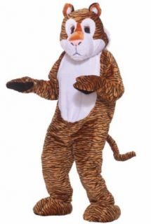 Tiger Deluxe Mascot Adult Costume (Orange) Size Standard