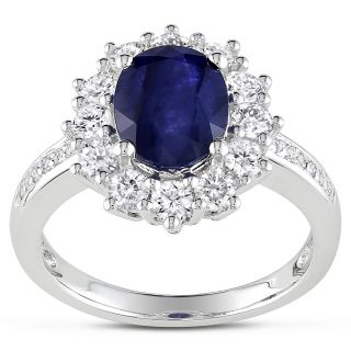 blue and white sapphire ring with diamond accent h i i3 msrp $ 159 84