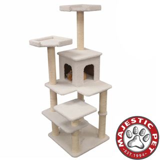 66 inch Bungalow Cat Furniture Tree Condo