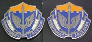 137th Aviation Regiment Distinctive Unit Insignia   Pair