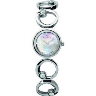 Skagen Silver Tone Bracelet Watch Watches