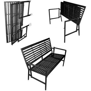 Black Slatted Garden Bench Today $164.99 3.8 (6 reviews)