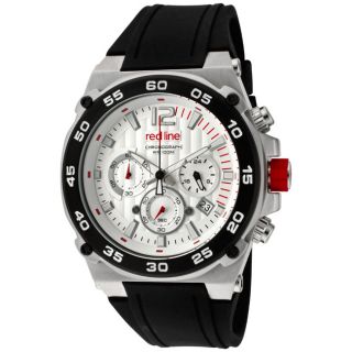 Red Line Mens Activator Black Silicone Watch