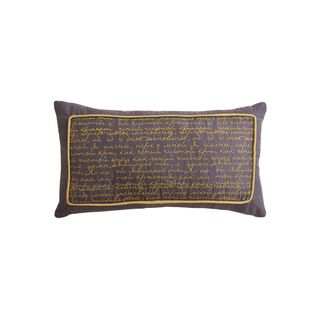 Jasper Script Decorative Pillow