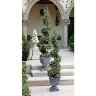 Spiral Topiary Small Tree Urn Patio, Lawn & Garden