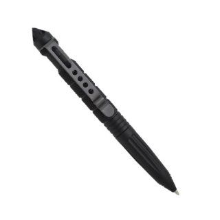 Uzi Tactical Defender Pen with Glass Breaker   Black