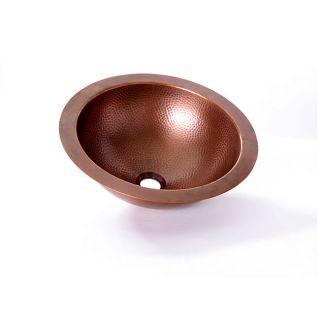 Copper Hammered Vanity Lavatory Bowl Sink