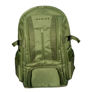 Imagine Eco friendly Large Green 17 inch Laptop Backpack Today $64.99