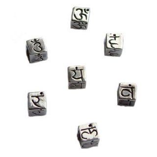 Sterling Silver Chakra Bead or Charm Set for Necklace or