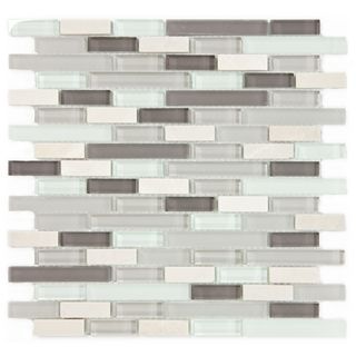 ICL H 135 Glass and Stone Mix Tiles (Case of 11)
