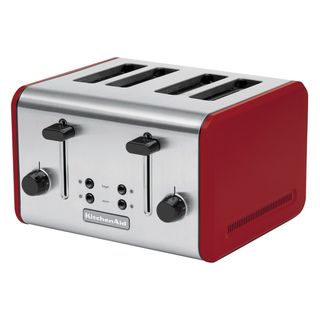 KitchenAid KMTT400ER Empire Red Stainless Steel Four slot Toaster