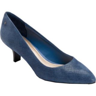Womens Rockport Lilah Pump Blue Full Grain Leather Today $94.95