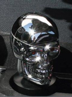 Pilot Automotive IP 153C Skull Ashtray Chrome with Cup Holder Base