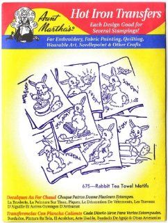Aunt Marthas Hot Iron Transfers for Embroidery Red Work