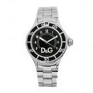 Dolce & Gabbana Womens Anchor Stainless Steel Silver Dial Watch