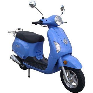 Maple WY 150T 41 BLUE 150cc Gas 4 Stroke Moped Scooter w