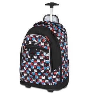High Sierra Chaser Grunge Checker Wheeled Laptop Backpack