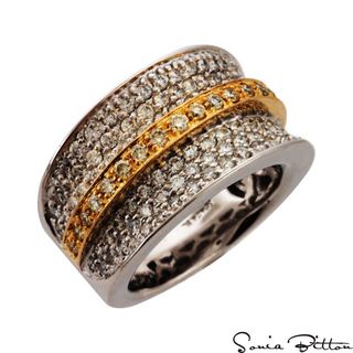Sonia Bitton 14k Two Tone Gold 1 1/2ct TDW Diamond Ring (G H, SI1 SI2