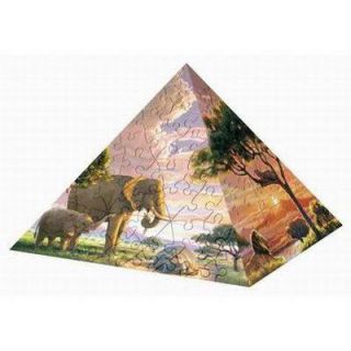   240 pièces  Ambiance africaine   Puzzle 3D pyramide de 240