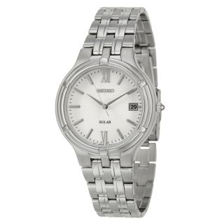 Seiko Mens Solar Stainless Steel Watch Today $99.99 5.0 (2 reviews