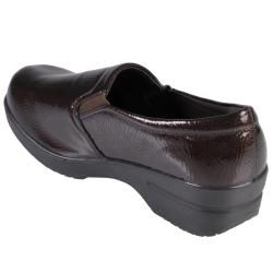 Journee Collection Womens Faux Leather Patent Clogs
