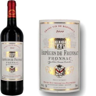 Arpèges de Fronsac 2010   Achat / Vente VIN ROUGE Arpèges de Fronsac