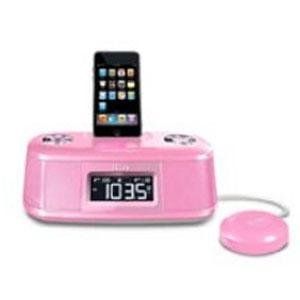 New ILUV IMM153PNK IPOD DUAL ALARM CLOCK WITH BED SHAKER