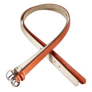 Steve Madden Gold/ Orange Single Prong Belts (Pack of 2)