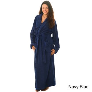 Womens Terry Cotton Full length Bath Robe