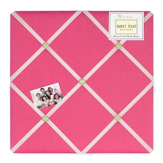 Sweet JoJo Designs Pink and Green Fabric Memory Board