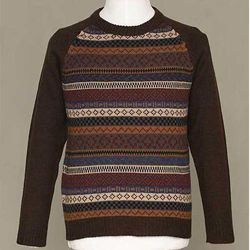 Alpaca Wool Mens Horizon Crewneck Sweater (Peru) Today $20.99   $