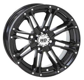 156 STI HD3 Alloy Wheel 12x7 4.0 + 3.0 Gloss Black KTM POLARIS