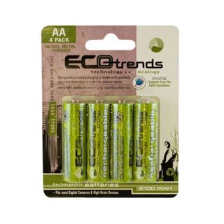 Ecotrends Eco friendly Rechargeable AA Batteries (Pack of 4