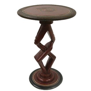 Handcrafted Partners Accent Table (Ghana)
