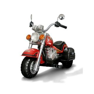 Harley style Red Battery Operated Chopper Motorcycle Ride on