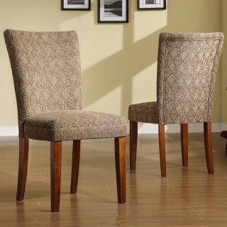 ETHAN HOME Carlisle Cherry Pine Dining Chairs (Set of 2)