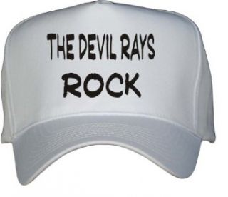 The Devil Rays Rock White Hat / Baseball Cap Clothing