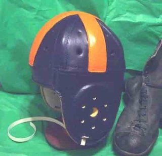 1930 40s Clemson Style leather Football Helmet Sports